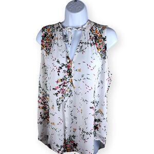 MIX Ava Tie Neck Sleeveless Blouse M